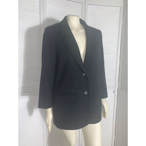 Vintage Eddie Bauer Wool Cashmere Womens Blazer - Picture 5 of 9